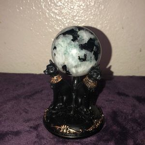 Rainbow Moonstone Crystal Sphere - 2”